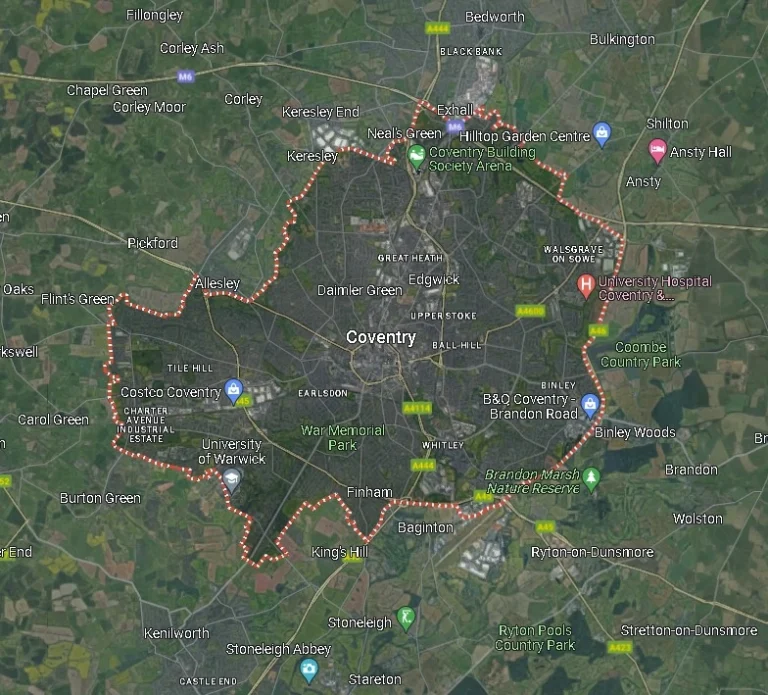 Coventry-Map