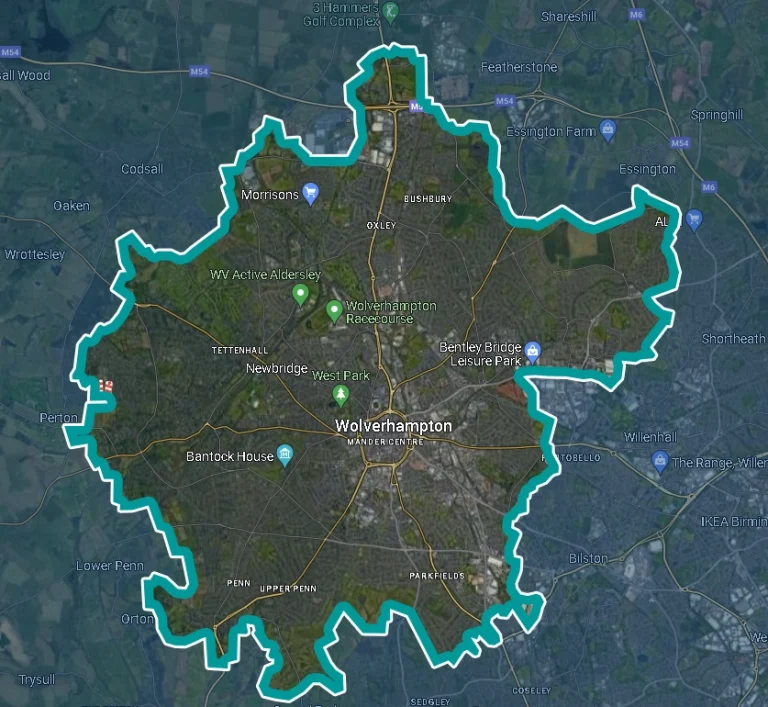 Wolverhampton Map